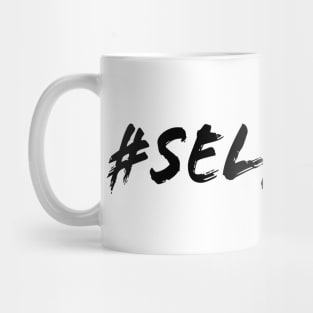 #selflove black design Mug